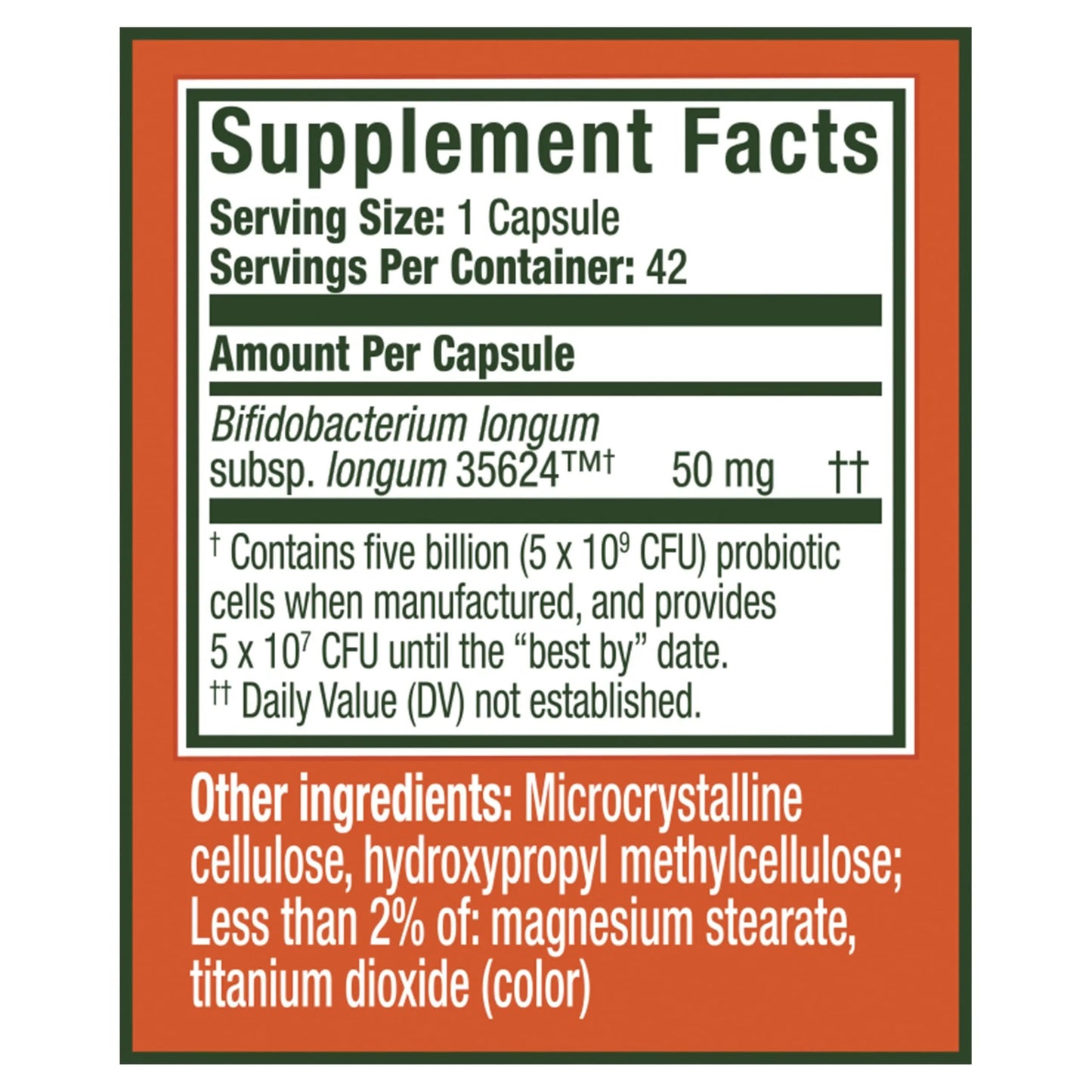 Align Probiotic, Extra Strength, Probiotics for Women and Men, Probiotics for Men, Probiotic Capsules have 5X CFUs, 42 Capsules AlignBuy Supplements Australia
