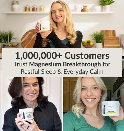 BIOptimizers Magnesium Breakthrough Drink - 8 Forms of Magnesium, Electrolytes, Sleep Health, Stress, Muscle Recovery, Heart Support | Glycinate,