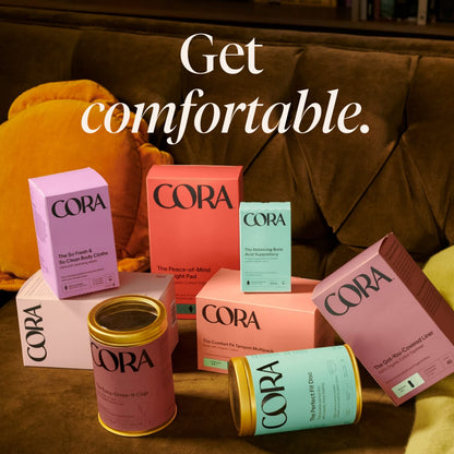 Cora Period Long Liners | 100% Organic Cotton Topsheet | Ultra Thin, Quick Absorbency CoraBuy Supplements Australia