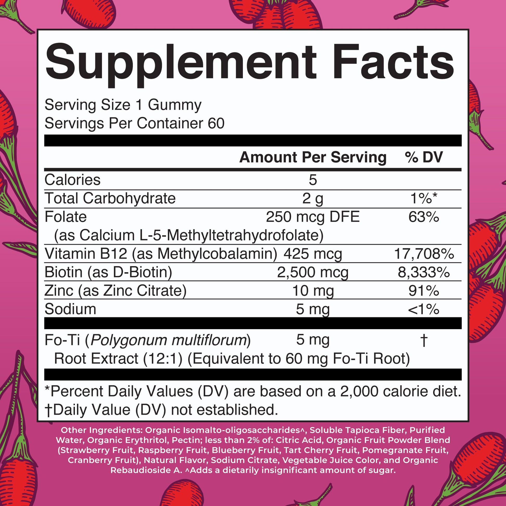 MaryRuth Organics Biotin Gummies | Sugar Free | Vegan | Non-GMO | 2,500 mcg Biotin Supplement | Hair Skin and Nails Vitamins | Hair Growth Vitamins | Hair Growth Supplement | 60 Count MARYRUTH'SBuy Supplements Australia
