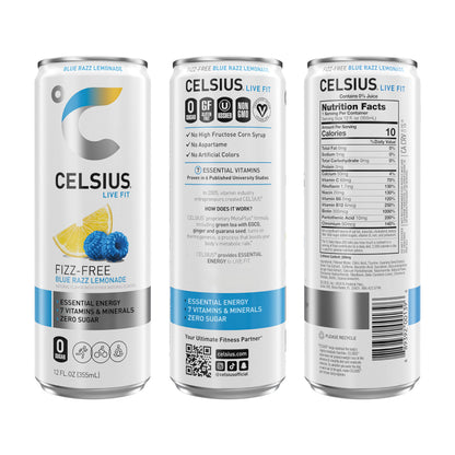 CELSIUS Fizz Free Variety Pack, Functional Essential Energy Drink 12 Fl Oz (Pack of 12) CELSIUSBuy Supplements Australia