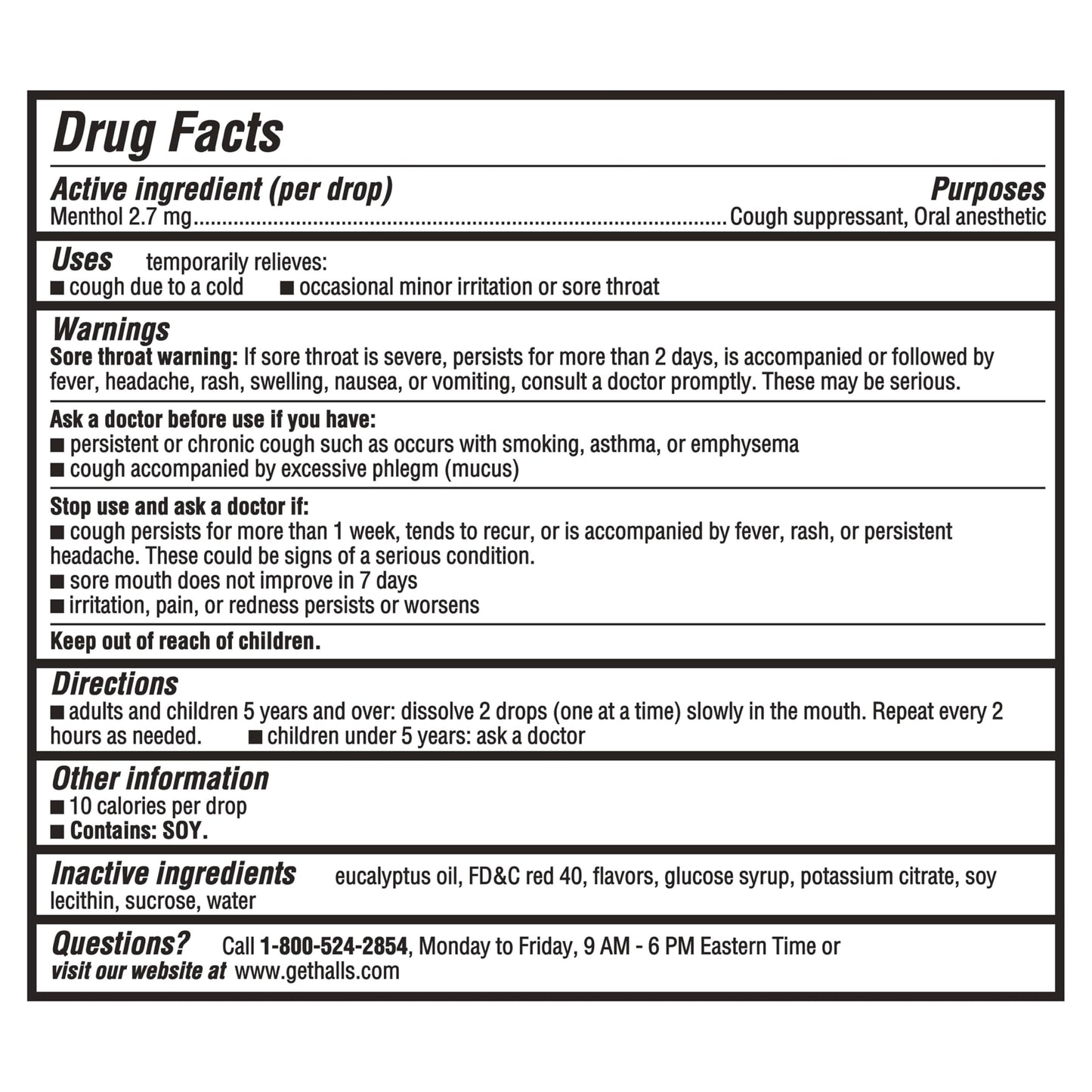 HALLS Throat Relief Strawberry Cough Drops, Value Pack, 80 Drops HALLS buy supplements Au