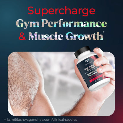 Promescent Testosterone Booster for Men Supplement w/Tongkat Ali (LongJack), KSM-66 Ashwagandha, Goat Weed, Fenugreek & Tribulus Terrestris, Supports Natural Energy, Stamina & Strength, 90 Capsules Promescent buy supplements Au