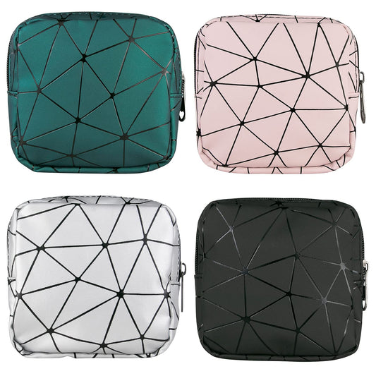 Sanitary Napkin Storage Bags 4PCS Menstrual Cup Pouches Nursing Pad Holder Tampon Bags