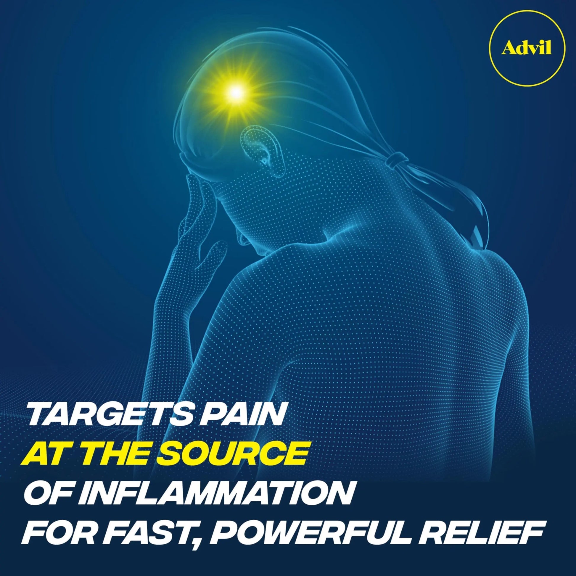 Advil Pain Reliever and Fever Reducer, Pain Relief Medicine with Ibuprofen 200mg for Headache, Backache, Menstrual Pain and Joint Pain Relief - 50x2 Coated Tablets AdvilBuy Supplements Australia