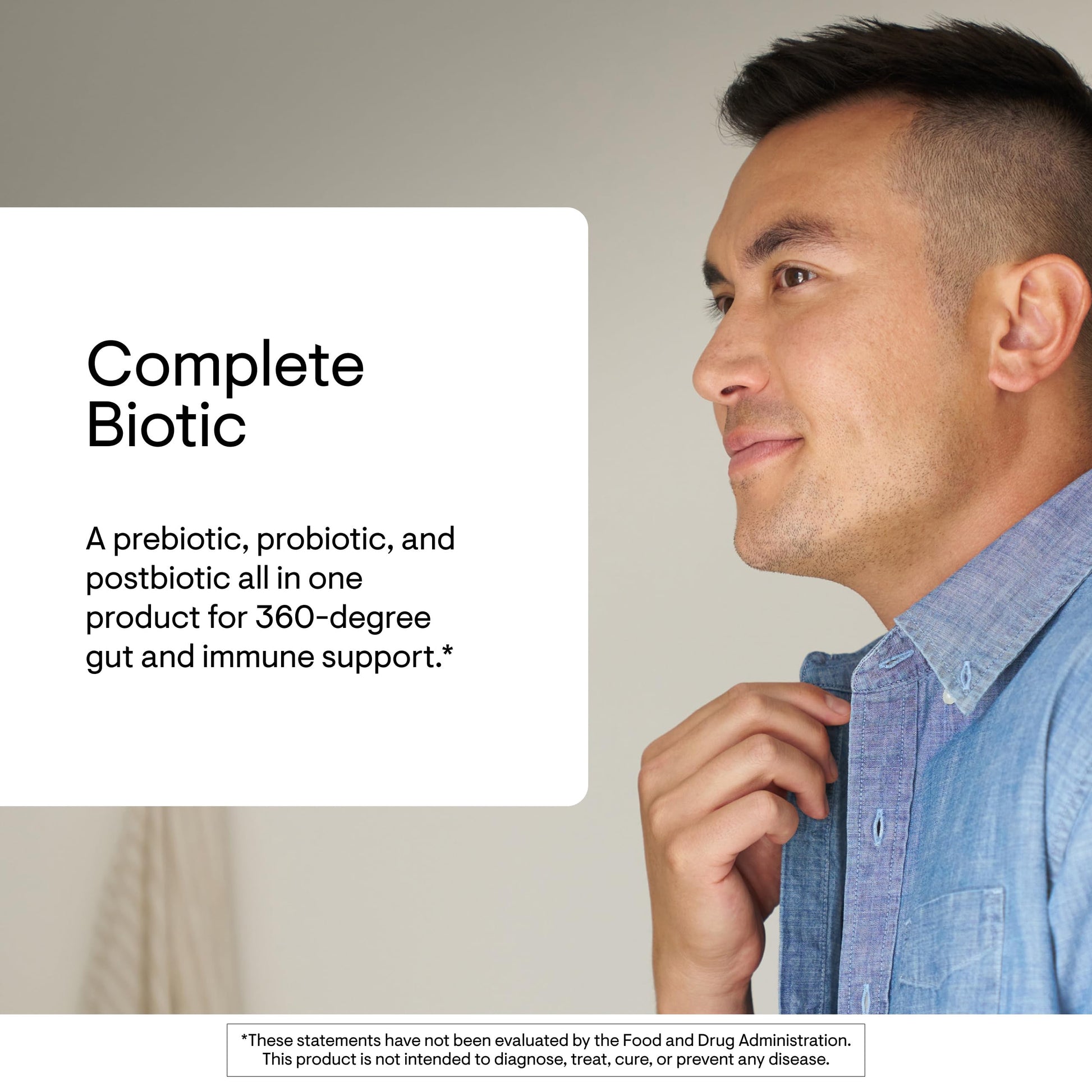 THORNE - Complete Biotic - Probiotic, Prebiotic & Postbiotic for Women, Men & Kids - Supports Gut, Digestive & Immune Health* - Occasional Constipation, Diarrhea, Gas & Bloating Relief* - 30 Servings THORNEBuy Supplements Australia