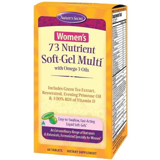 Nature's Secret Women's 73 Nutrient Soft-Gel Multi Vitamin, 60-Count Nature's Secret