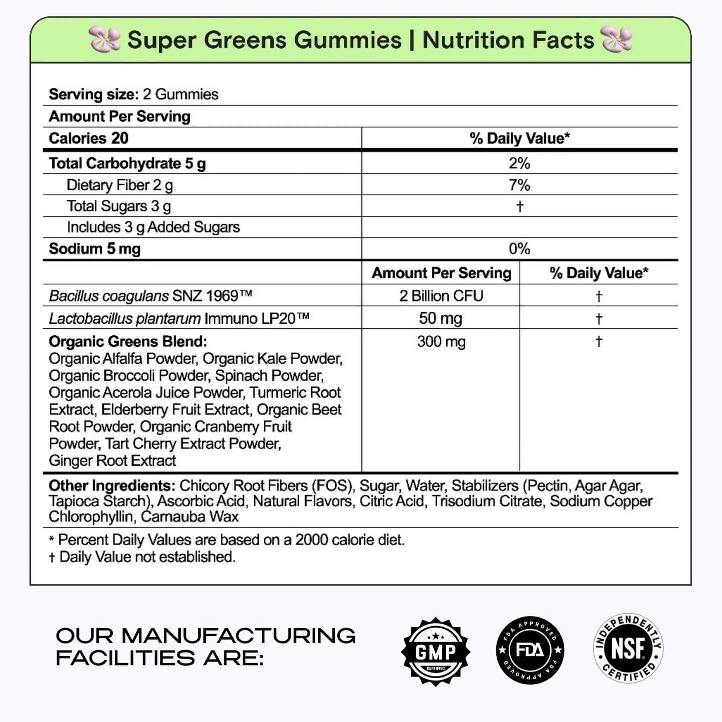 Kiala Nutrition Super Greens Gummies with 11x Organic Greens, Pre, Post & Probiotics, Antioxidants, Multivitamin, Fiber Supplement Supports Gut Health & Digestion, Dairy Free, Vegetarian, 60 Count Kiala NutritionBuy Supplements Australia