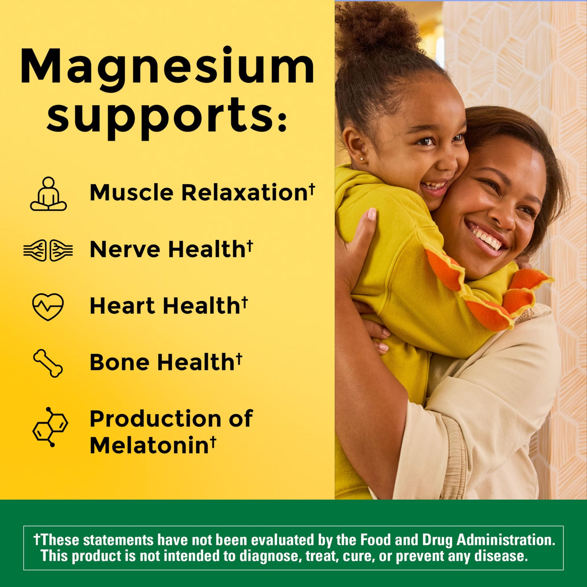 Nature Made High Absorption Magnesium Glycinate 300mg per 3 Capsules, Magnesium Supplement for Muscle, Heart, Nerve and Bone Support, 90 Magnesium Bisglycinate Capsules, 30 Day Supply Nature MadeBuy Supplements Australia