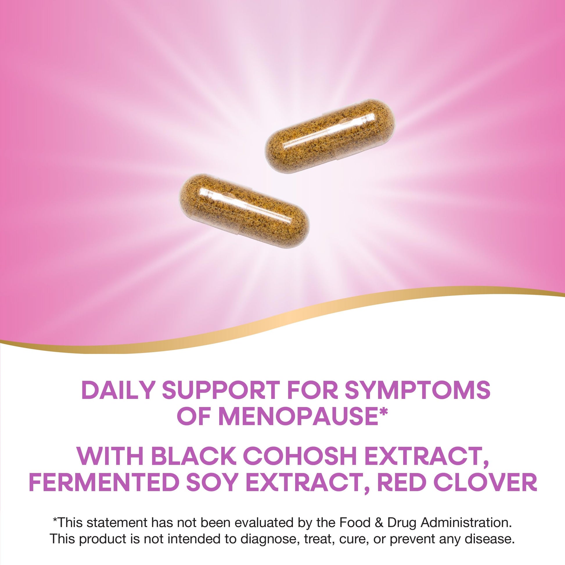 Nature's Way EstroSoy, Menopause Relief Blend*, Helps Relieve Menopausal Symptoms*, Black Cohosh, Fermented Soy Extracts, Red Clover, 60 Vegan Capsules (Packaging May Vary) Nature's WayBuy Supplements Australia