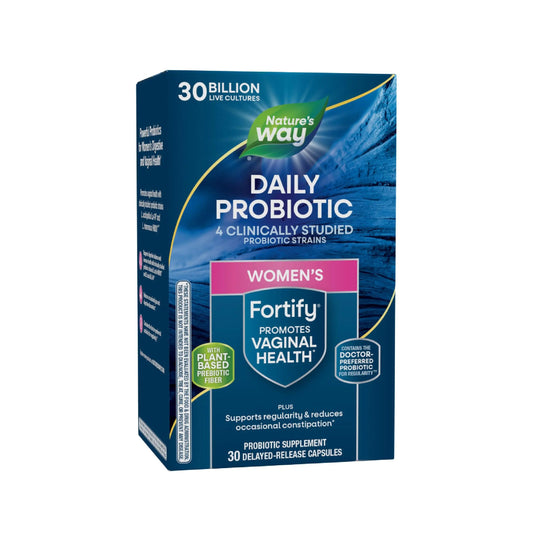 Nature’s Way Fortify Women’s Probiotic, 30 Billion Live Cultures, 11 Strains, Prebiotic, 30 Capsules Nature's WayBuy Supplements Australia