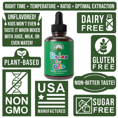 Kids Calm Liquid Drops. Aid for Relaxation, Calming, Optimal Sleep With Chamomile, Magnesium. No Bitter Taste. Kids Won't Know They're Taking It. Sugar Free 9-in-1 Vegan Supplement. Non-Habit Forming Peak PerformanceBuy Supplements Australia