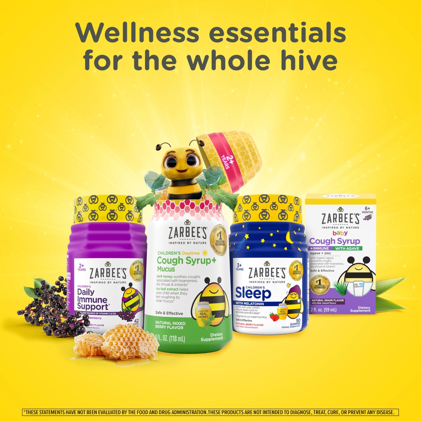 Zarbee’s Children’s Regularity Support Prebiotic Fiber Powder, Flavorless, Sugar Free, Gluten-Free, Daily Fiber Supplement