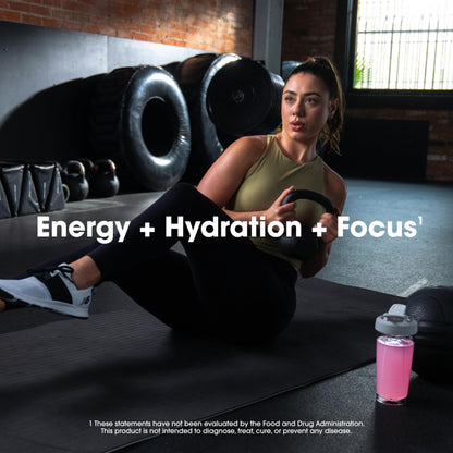 Optimum Nutrition Amino Energy Powder Plus Focus, with BCAA, Electrolytes, and Caffeine, Strawberry Burst, 65 Servings Optimum NutritionBuy Supplements Australia