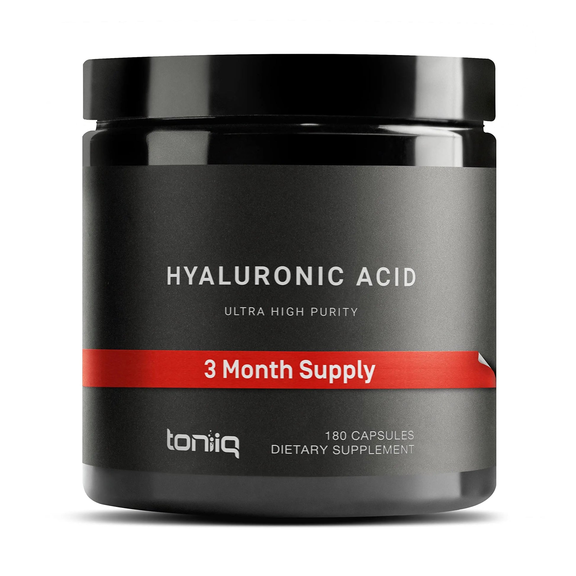 Toniiq Hyaluronic Acid Supplements – Lab Tested 95% Ultra High Purity – Fermented and Bioavailable with Vitamin C – Third Party Lab Tested – 180 Capsules Toniiq buy supplements Au