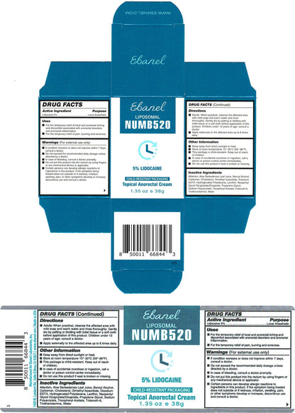 Ebanel Bundle of Lidocaine Numbing Cream, and Numbing Spray Ebanel buy supplements Au