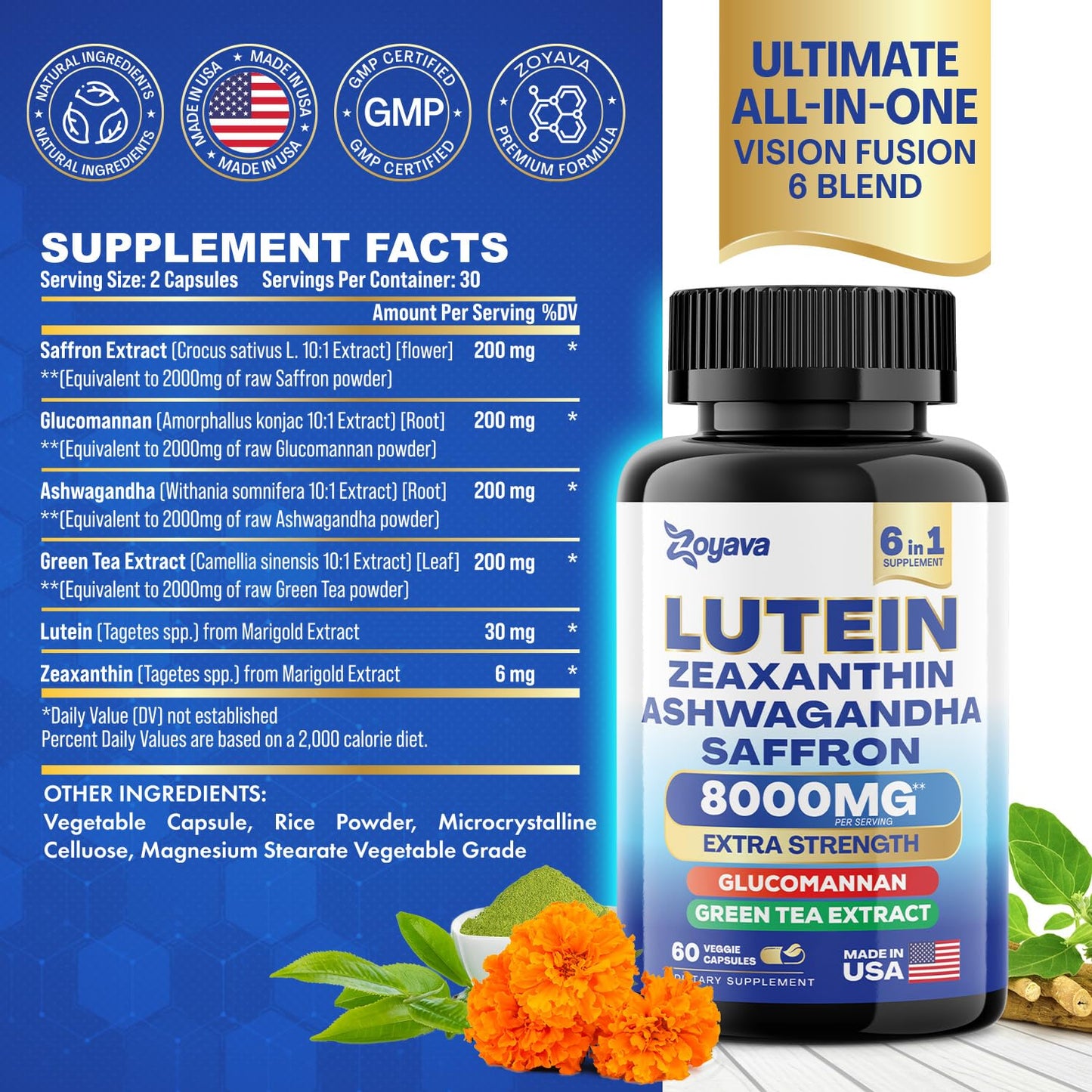 Zoyava Sea Moss 16-in-1 and Lutein 6-in-1 Bundle ZoyavaBuy Supplements Australia
