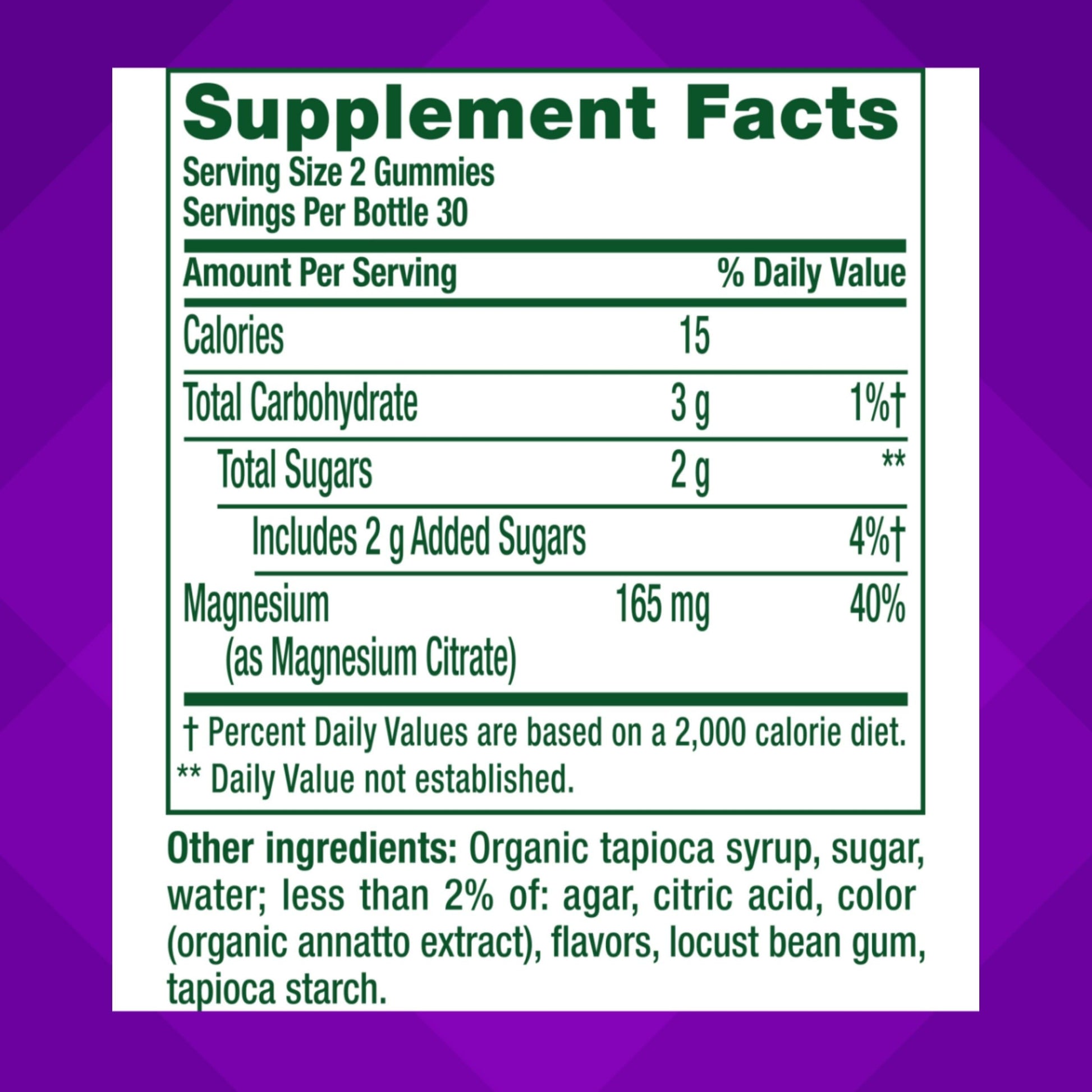 vitafusion Magnesium Gummy Supplement, Bring calm to your vitamin routine, Tropical Citrus Flavor, 60 Gummies VitafusionBuy Supplements Australia