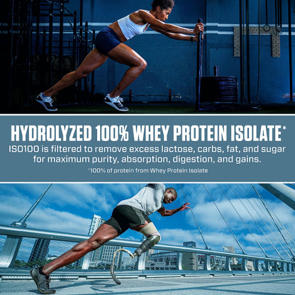 Dymatize ISO100 Hydrolyzed Protein Powder, 100% Whey Isolate , 25g of Protein, 5.5g DymatizeBuy Supplements Australia