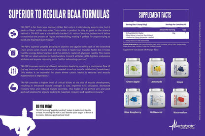 Metabolic Nutrition | TRIPEP - Tri-Peptide Branch Chain Amino Acid, BCAA Powder Metabolic NutritionBuy Supplements Australia
