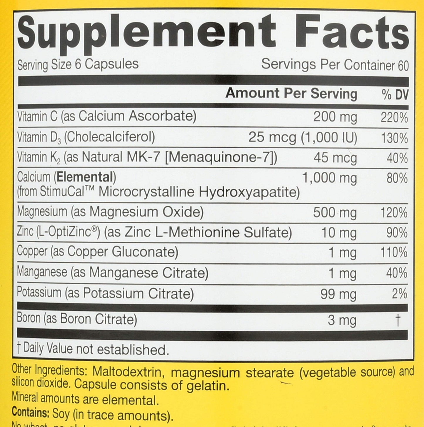 Jarrow Formulas BoneUp for Bone Density - Vitamin D3 and K2, Calcium Support, 360 Capsules, Promotes Skeletal Nutrition, Up to 60 Days Supply Jarrow FormulasBuy Supplements Australia