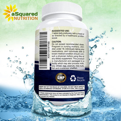 aSquared Nutrition Vitamin B12-5000 MCG Supplement with Methylcobalamin (Methyl B-12) - Max Strength Vitamin B 12 Support to Help Boost Natural Energy,