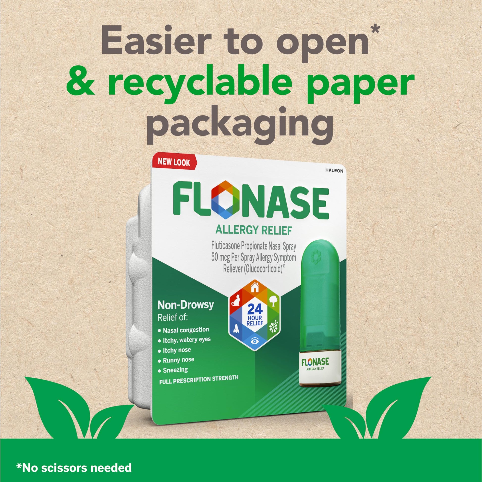 Flonase Allergy Relief Nasal Spray, 24 Hour Non Drowsy Allergy Medicine, Metered Nasal Spray - 72 Sprays - Fall and Seasonal Allergy Relief Flonase buy supplements Au