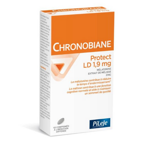 PILEJE - Chronobiane Protect LD 1.9mg : Delayed-Release Melatonin for Nighttime Awakenings 45 Tablets