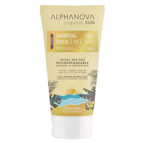 ALPHANOVA ORGANIC SUN organic 2 in 1 shower shampoo