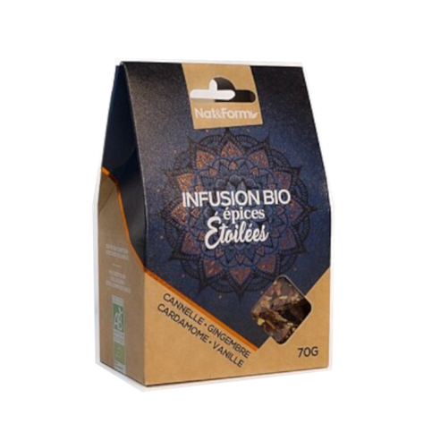 Organic star spices infusion NAT & FORM 70g sachet