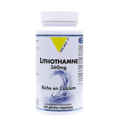 Lithothamne 360 mg riche en Calcium 120 gélules VIT'ALL+