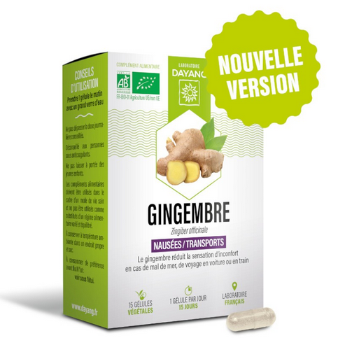 Organic ginger - 15 capsules - DAYANG