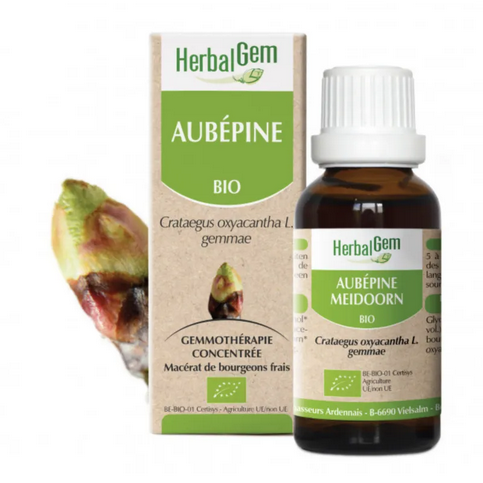 Aubépine BIO Macérat mère bourgeons Flacon 30 ml HERBALGEM