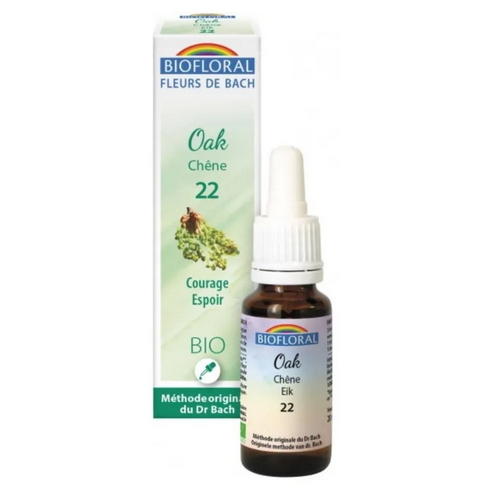 Fleur de Bach BIO Oak (Chêne) Flacon 20 ml BIOFLORAL