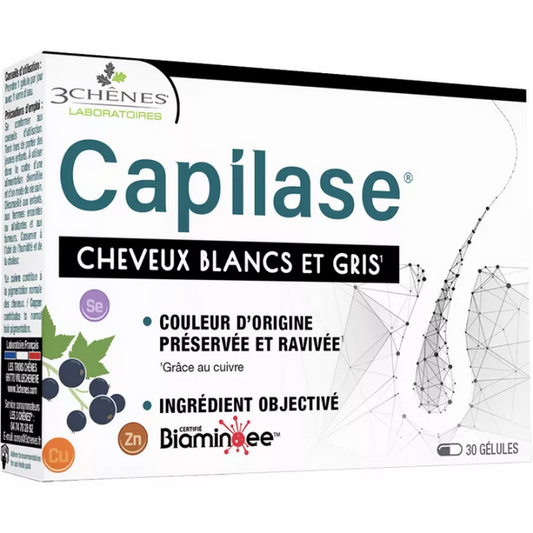3Chênes Capilase White and Grey Hair 30 capsules