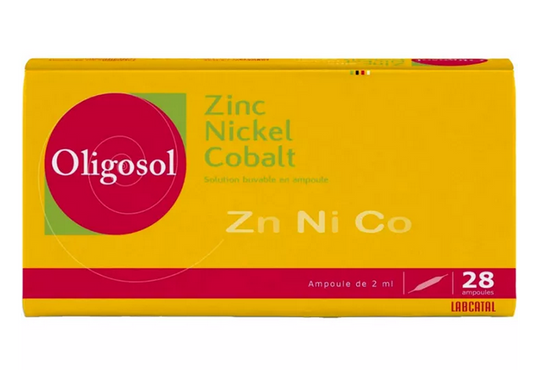 Oligosol Zinc Nickel Cobalt Zn Ni Co Labcatal 28 phials