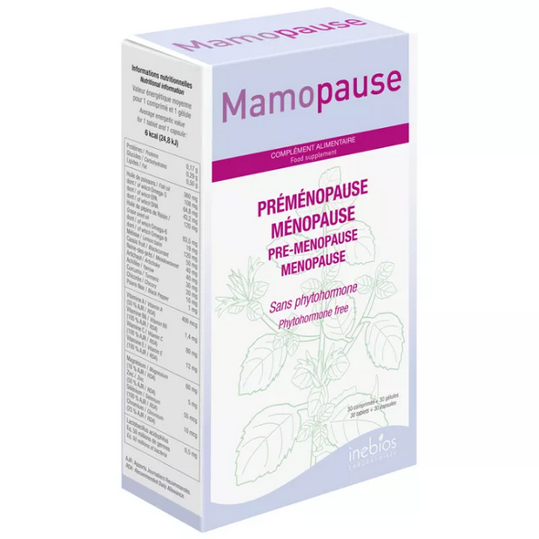 Inebios Mamopause Pre-menopause-Menopause 30 tablets - 30 capsules