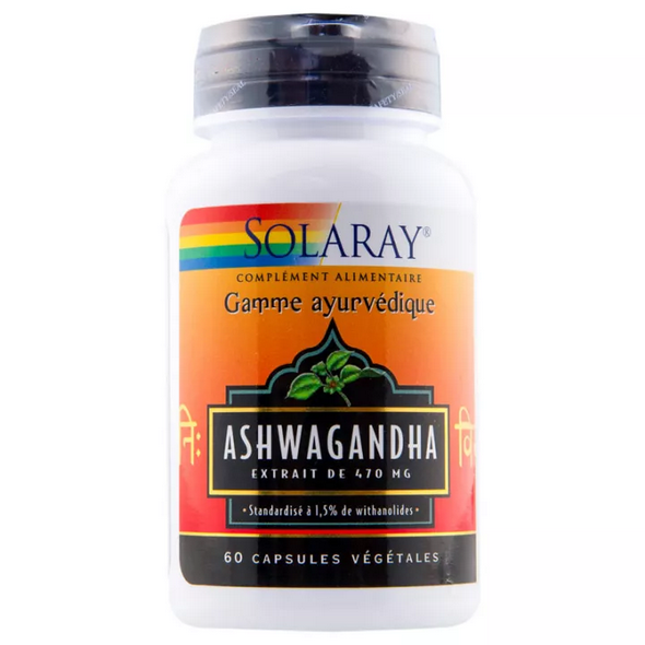 Solaray Ashwagandha Extract 470 mg 60 capsules