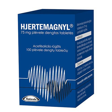 Hjertemagnyl 75 mg/ 100 coated tablets