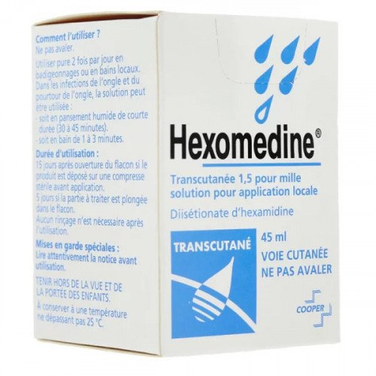 Hexomedine Transcutaneous 45ml bottle
