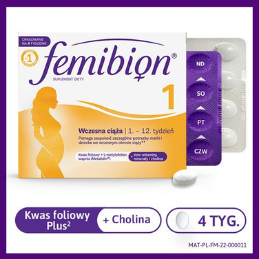 Femibion 1 Early pregnancy 28 tabs - Supplements & Vitamins For Pregnant Women