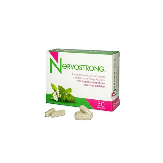 NERVOSTRONG Nervous System Activity Normal Brain Function Supplement 30 Capsules