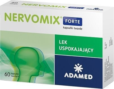 Nervomix Forte (210+52.5+52.5+35mg), sedative, 60 capsules