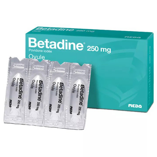 Betadine 250 mg 8 Ovules for vaginal infections