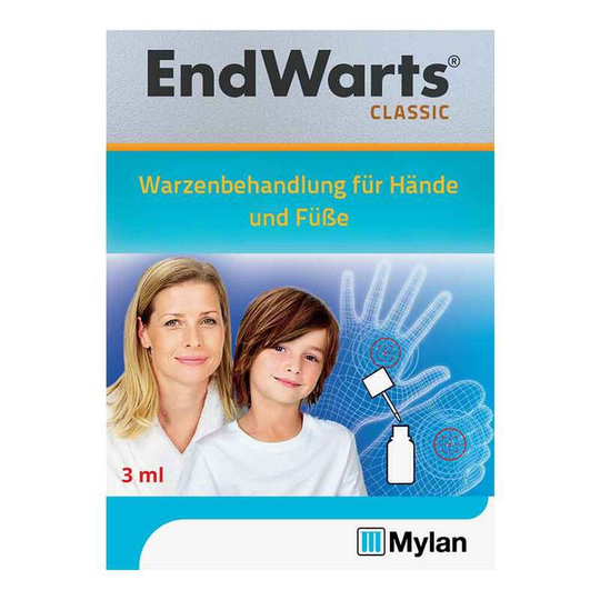 EndWarts® CLASSIC - solution with formic acid against warts and plantar warts, 3 ml