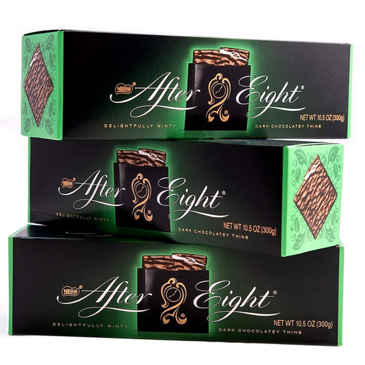 3x Nestle after Eight, Dark Mint Thins 3 x 300G/10.5Oz