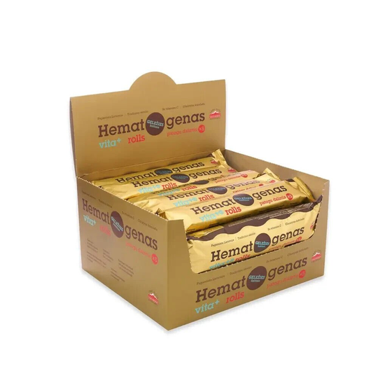 20x Hematogen Vita Rolls Classic Chocolate with Vitamin C 65g - Full Box