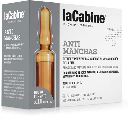 Lacabine Anti Manchas10 X 2ml Reduces Prevents Dark Spots & Pigmentation