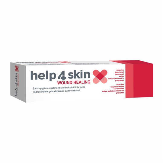 HELP4SKIN 20g Hydrocolloid Gel That Promotes Wound Healing Paraben Free